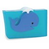 Primal Elements Glycerin Bar Soap | Helps All Skin Types, Sensitive, Oily & Dry Skin | NO PARABENS, VEGAN, GLUTEN FREE, 100% VEGETABLE BASE - (Blue Whale)