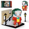 The Joke on Staircase Building Block Set, Arthur Figure Stand on Stairs Scenes Building Set, Home Decor for Desk and Bookshelf, Birthday Gifts for Fans