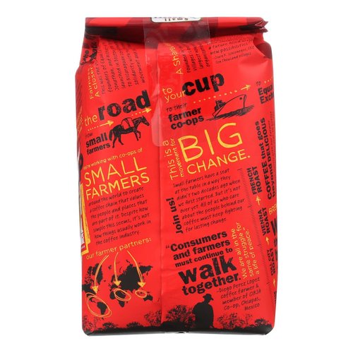Equal Exchange Organic Decaf Ground Coffee, Vanilla Almond, 6 - 12 Ounce Bags