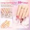 SUPWEE Crystal Cat Eye Gel Nail Polish 12 Colors Cateye Magnetic Nail Polish Gel Silver Nude Pink Cats Eye Gel Polish with Magnetic Stick Christmas Nail Art Manicure Salon DIY Home Gift for Women