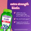 vitafusion Extra Strength Biotin Gummy Vitamins, Berry Flavored, 5,000 mcg Biotin Vitamins, America’s Number 1 Gummy Vitamin Brand, 50 Day Supply, 100 Count (Packaging may vary)