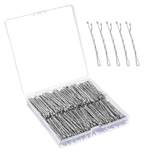 Bobby Pins, 360 Pcs Silver Bobby Pins, 2 Inch Premium Bobby Pin, Secure Hold Bobby Pins with store box, Hair Pins for Kids, Girls and Women
