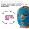 Full Face Gel Mask + Bonus: Eye pad, Hot & Cold Therapy Set |Spa Compress Thermopearl Treatment, Stress Relief, Treats Puffy Eyes, Dark Circles, Acne, Bags |Women Men Gift for Birthday or Anniversary
