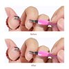 Cuticle knife Trimmer, 24 Pack Cuticle ForkTrimmer Nail Cuticle Remover Trimmer Pusher Dead Skin with Double Head V-Shaped Fork Manicure Pedicure Cleaner Care Tools for Home and Nail Shop (P)