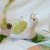 Apricot Lamb Free Snail Doll Plush Stuffed Animals for Kids, Soft Cute Plushies Toys for Baby Girl and Boy, Fluffy Free Snail Green 6 Inches