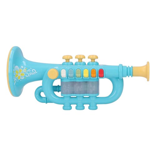 Musical Instruments, Kid Trumpet Children Preschool Music Toy for Boys and Girls(Blue)