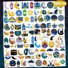Eid Mubarak Temporary Tattoos 10 Sheets 100 PCS Ramadan Kareem Party Decorations Favors Supplies Themed Birthday Stickers Christmas Gifts for Boys Girls Class School Prizes Carnival Christmas