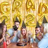 Alaiyaky 82 pcs Graduation Balloons 2024 Party Supplies Congrats Grad Mylar Balloons Graduation Balloons Class of Graduation Party Decorations