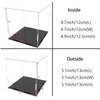 A+ DESIGN Clear Acrylic Display Case Assemble Collectibles Box Alternative Glass Case for Display Action Figures Home Storage & Organizing Toys (5x5x5 inch; 13x13x13 cm)
