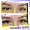 ALICE Fox Eye Lashes Fluffy Manga False Eyelashes 3D Wispy Cat Eye Lashes Wispy Anime Eyelashes Spiky Cosplay Fake Eye Lashes Pack 7 Pairs