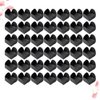 DOITOOL Mini Muffins 200pcs Chocolate Wrappers Black Chocolate Paper Truffle Cups Paper Candy Cups Dessert Chocolate Packaging Liners for Wedding Birthday (Black) Mini Cake Boxes