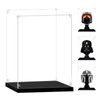 LILIKAKA Acrylic Display Case for Lego Helmet, 7x7x9inches (18x18x23cm), Suitable for Lego Helmet 76285 75349 75328 75304 75350 75351 75327 76187 76182 76199 etc.