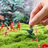 3 otters 300PCS Army Men Toy Soldiers, Plastic Army Men Action Figures 3 Colors Plastic Soldiers Men Soldier Playset for Boys Birthday Gift