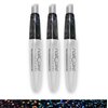 Nail Care Headquarters Refillable Holographic Cuticle Oil Pen for Nails - Empty Holo Squeeze Nail Oil Pen with Brush from by Bliss Kiss 3-Pack
