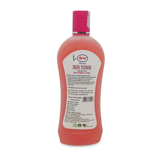 Ayur Herbals Skin Toner With Aloevera, 200ml