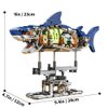 RiceBlock Shark Animal Building Block Set, A Gift for Compatible with Lego Sets for Boys 8-14, Sea Creatures Marine Animal Building Blocks Toys Crossing Ocean Lovers, 687 Pieces