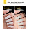 BURANO Holographic Gel Polish, Reflective Glitter Gel Polish 7.3ml UV LED White Silver Glitter Gel Nail Polish for Home DIY, Diamond Gel Nail Polish Curing Required (YH11)