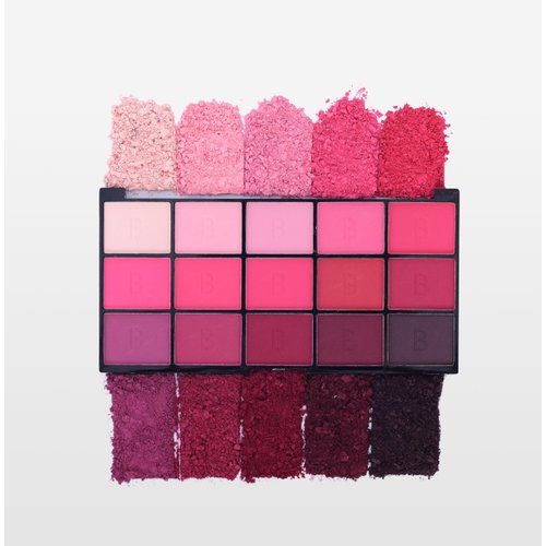 15 Colors Eyeshadow Palette | Versatile Range for Unlimited Eye Looks. (Rose)