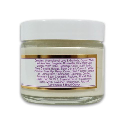 Simply Divine Botanicals Amazing Face Rejuvenating Moisturizer - Natural and Organic Anti-Aging Cream with Aloe Butter and Shea Oil For Dry, Normal, Mature, Sensitive Skin, 2 oz.