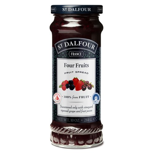 St. Dalfour Four Fruits Fruit Spread, 10 Ounce