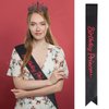 CAVETEE Princess Crown and Birthday Princess Sash,Black and Red Birthday Tiara With Glitter Sash for Princess Party Decorations Happy Birthday Accessories Birthday Crown and Tiara for Women Girls