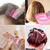 Asqraqo 11pcs Hair Coloring Dyeing Kit - Professional Salon Tools for DIY Mixing, Includes Hair Clips, Mixing Bowl, Dye Color Brush, Earmuffs - Perfect for Bleaching and Hair Dye