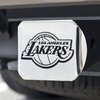 FANMATS 14969 Los Angeles Lakers Chrome Metal Hitch Cover with Chrome Metal 3D Emblem