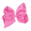 WD2U Girls 6" Classic Style Boutique Grosgrain Hair Bow French Clip Barrette (Cream Ivory)