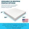 Foamma 3" x 22" x 22" High Density Upholstery Foam Padding, Thick-Custom Pillow, Chair, and Couch Cushion Replacement Foam, Craft Foam Upholstery Supplies, Foam Pad for Cushions and Seat Repair