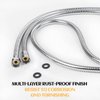 Klabb Shower Hose 59 inches Shower Hose Replacement Stainless Steel Hand Held Shower Hose for Shower Head Flexible and Durable with Brass Insert and Nut