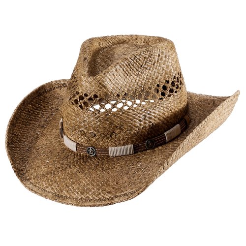MIX BROWN Straw Cowboy Hat Western Hats for Women Cowgirl Sun Beach Hat Summer Outback Shapeable Wide Brim