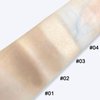 Jutqut White Face Highlighter Makeup Palette, Matte Highlighters Makeup Powder, Illuminator Highlighter Powder for Cheeks, Collarbone the Nose, Long-lasting Natural Shiny 04#White