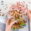 Vziimo Cherry Blossom Bonsai Tree Building Sets, Japanese Tree House Model Sets for Adults, 1149 PCS Mini Bricks Creative Gifts for Teens Girls 12+