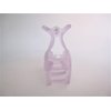 Generic Long clear frosted lavender purple hair claw clip for long hair