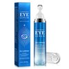 5% Caffeine Eye Cream Under Eye Serum for Women, Retinol Eye Serum for Dark Circles Puffiness Eye Bags Fine Lines Wrinkles with 360° Eye Roller Massage Ball, Morning Night Skin Care