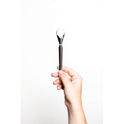 Tongue Sweeper Model P Medical Grade, Dishwasher Safe, Stainless Steel Tongue Cleaner, Reduce Bad Breath and Improve Taste, Preferred by Leading Dental Schools for Oral Hygiene, (1 Count)