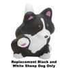 Replacement Part for Fisher-Price Little People Nativity Set - N4630 ~ Black and White Sheep Dog ~ Works with Many Sets