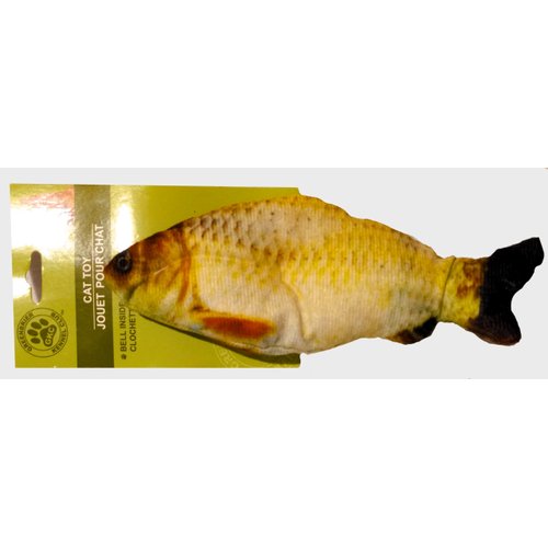 GREENBRIER KENNEL CLUB Cat Toy Fish with Bell