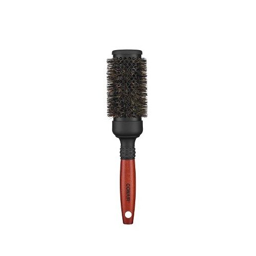 Conair Ceramic Wood Medium Thermal Boar Round Brush Black