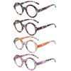 Bevi Ladies Stylish Reading Glasses Round Reader with Spring Hinges Great Value Glasses Readers for Women 2948 (1.75)