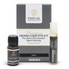 Parallel Products Spot Color Henna Kit - Henna Hair Dye - 5 grams - Tint for Professional Spot Coloring - With Nourishing Oil, Mixing Dish and Application Brush - Root Touch Up (Black)