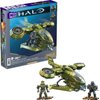 MEGA Halo Toys Vehicle Building Set for Kids, UNSC Hornet Recon Aircraft with 291 Pieces, 2 Micro Action Figures and Accessories, Gift Ideas