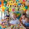 Wheels On The Bus Birthday Banner, School Bus Decorations For Party School Bus Birthday Banner Bus Birthday Party Decorations Back to School Banner Party Supplies
