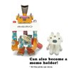 PIPEROID Rokusuke & Hachi Samurai & His Dog - Japanese 3D Paper Puzzle DIY Robot kit for Kids and Origami Kit for Adults
