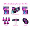 Bowling Happy Birthday Banner - Bowling Party Supplies - Bowling Party Decorations - Bowling Birthday Party Supplies - Glow Red Banner