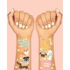 xo, Fetti Dog Temporary Tattoos for Kids - 44 Glitter Styles | Animal Birthday Supplies, Pet Lover Party Favors, Woof Arts and Crafts