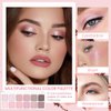 AMY'S DIARY 12-Color Light Pink Brown Eyeshadow Palette for Versatile Day-to-Night Looks – Blendable, Long-Lasting, and Highly Pigmented. Elevate Your Eye Makeup– Unleash Your Unique Style (09#)