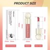 2pc Liquid Blush,Soft Cream Face Blush,Natural Matte Finish Looking, Dewy Cheek Tint, Moisturizing Lightweight Blendable Feel(#01+#02)