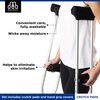Underarm Crutch Pad and Hand Grip Covers MDUB Medical Comfortable Padding Washable Breathable Moisture Wicking Orthopedic Products Accessories (Black)