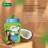 Dabur Vatika Naturals Hair Mask - Deep Conditioning Hair Mask for Dry and Damaged Hair - Natural Hair Care Solution with Intense Moisture & Rejuvenation Benefits - Tropical Coconut & Castor Oil (500g)